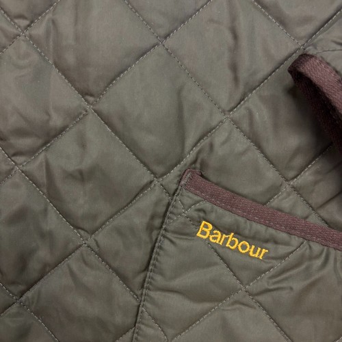 Barbour Jacket Adult Small Green Quilted Country Field Hunting Coat Men - Picture 4 of 9