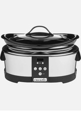 CROCK-POT Digital Slow Cooker 5.7L ENERGY SAVING Chrome SCCPBPP605-050