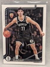 Ben Saraf - Rookie Card RC - Topps 2025/26 Base - #226 Nets 