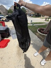 Black Nylon golf travel bag
