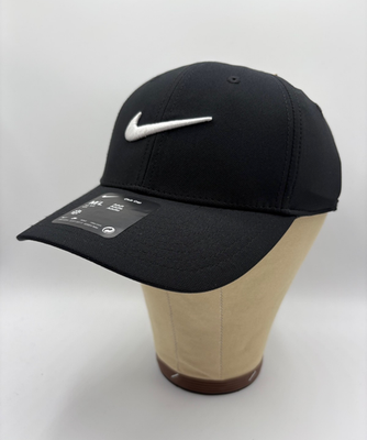 #ad Nike Black Club Cap White Embroidered Logo Sz M L FB5625 010 $19.99