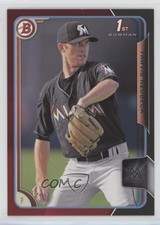 2015 Bowman Draft Asia Exclusive Black & Red Travis Neubeck #78 0x1