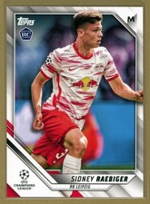 2022 Topps Champions League Soccer Sidney Raebiger Rookie Card No. 110. rookie card picture