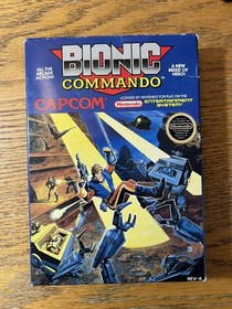 Bionic Commando Complete In Box Nintendo Capcom NES CIB