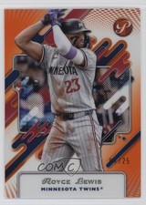 2025 Topps Pristine Orange Refractor 1/25 Royce Lewis #182 08nc
