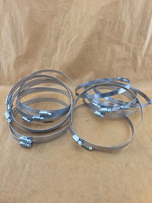 (17) Ideal Tridon 5210451 Worm Gear Hose Clamp, SAE Size # 104, 5''- 7''/127-178mm