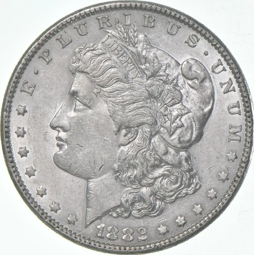 AU+ 1882 (P) Morgan Silver Dollar (1 coin) *7044