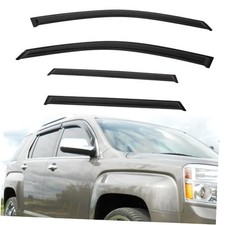 4pcs Out-Channel Smoke Tint Rain Guard Compatible with 2010-2017 GMC Terrain