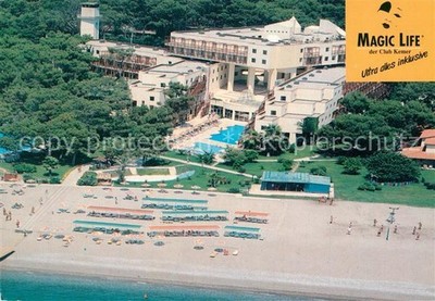 Kemer Tuerkei Turkey Fliegeraufnahme Magic Life Club am Strand