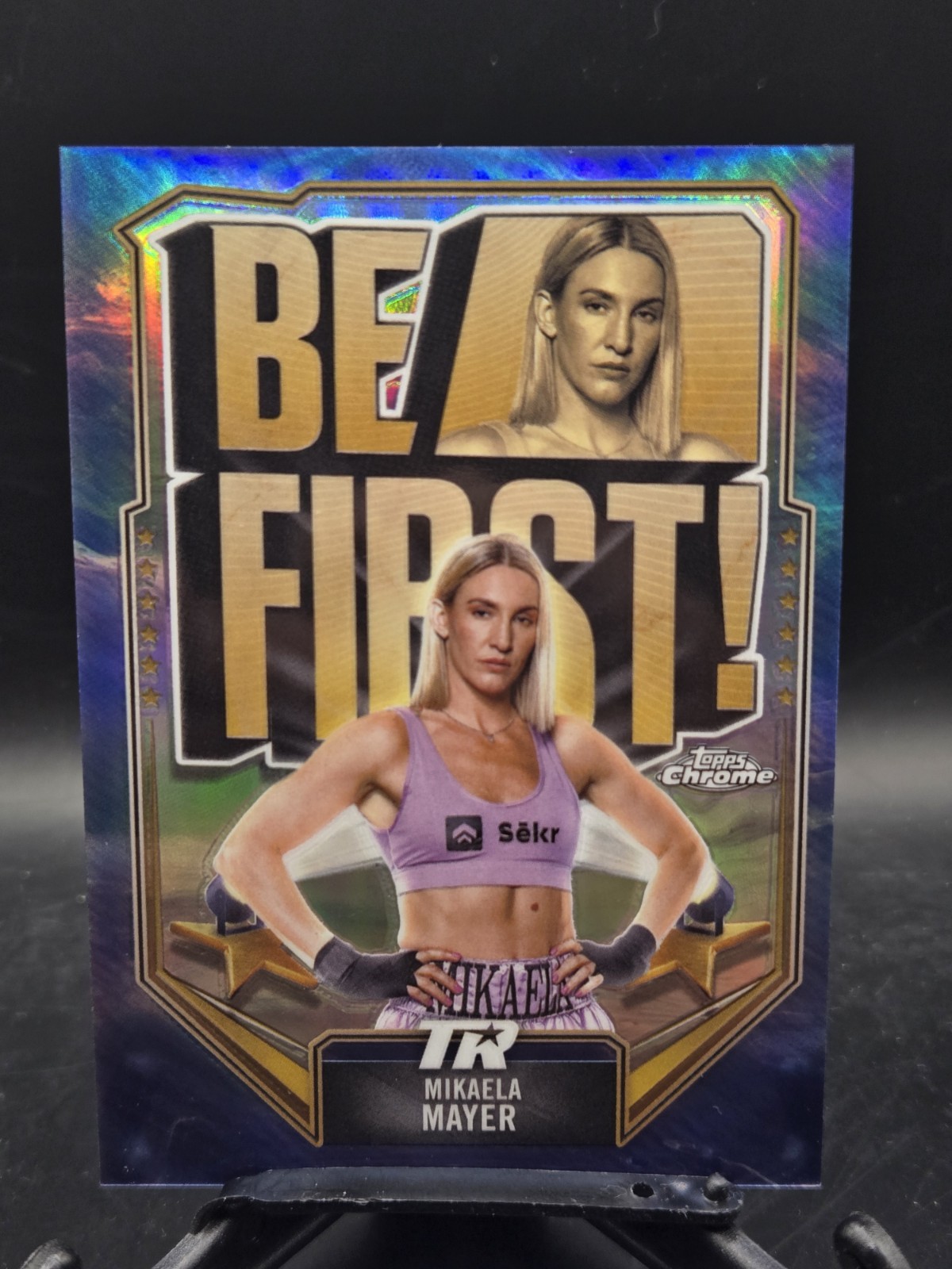 2024 Topps Chrome Boxing Be First SP Mikaela Mayer FCMA