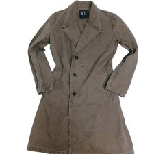 Y's Yohji Yamamoto Khaki Military Spring Coat -Cotton Jacket, Stylish Used from