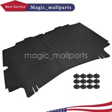 Hood Insulation Pad 12 Heat Blanket W Clips Fit 2002-2009 Dodge Ram 2500 3500