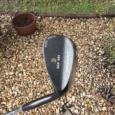 Cleveland 588 RTX Rotex Face Black 56-14 56° Lob Wedge Dynamic Gold Wedge Flex