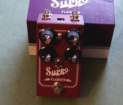 Supro - 1309 Flanger - analoges Effektpedal mit Stereo in/out für E-Gitarre/Keys