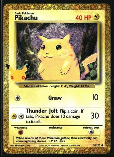 Pokémon TCG 30th Celebration Choose Your Card Singles