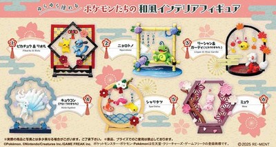 Pokemon Funwari Yurarin Kazari 1x Figur OVP Re-Ment Blindbox Zufällig Japan