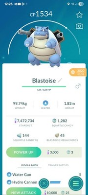 Clone Blastoise Pokemon Hydro Cannon Legacy - Lucky Trade Guarantee