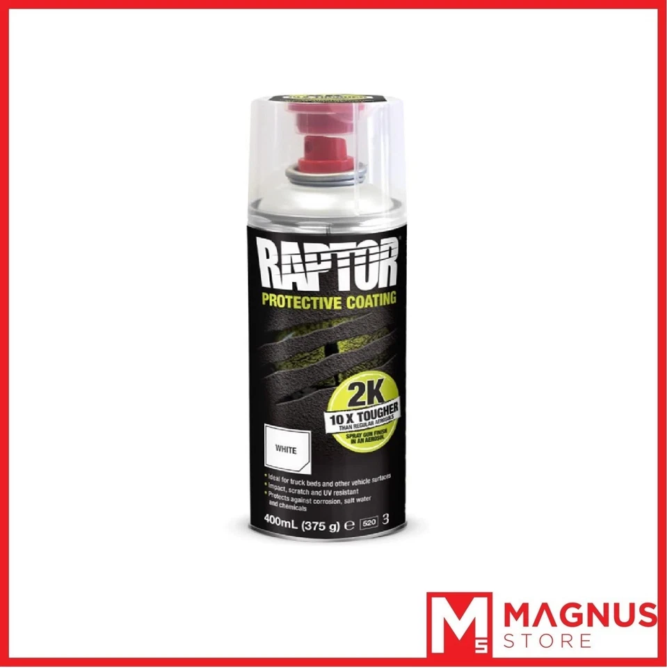 U-Pol Raptor 2K vernice spray 400 ml UPOL - BIANCO
