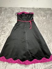 Windsor Party Cocktail Dress Women's/Juniors Size 3 Black & Pink Sleeveless EUC