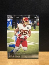 2020 Panini Chronicles #PA-35 Chase Young Washington Commanders RC Rookie Card. rookie card picture