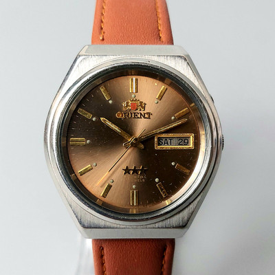 Vintage Orient Automatic Wristwatch Orient Crystal Japanese Men's Watch Serviced