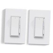 Dimmer Light Switch for 300W Dimmable LED/CFL Lights and 600W Digital 2 White