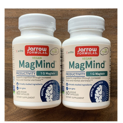 Jarrow Formulas MagMind Magnesium Productivity  Magtein 60 Caps Exp 2027 (2)