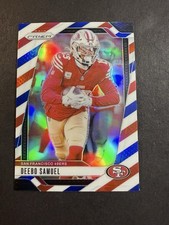 Deebo Samuel 2024 Panini Prizm #252 Red White and Blue