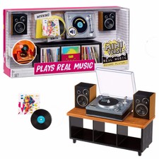 MGA's Miniverse Real Music Record Player Mini Collectibles Mini Playable Record