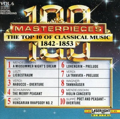 CD Liszt, Verdi a.o. 100 Masterpieces Vol.6 - The Top 10 Of Classical Music 184