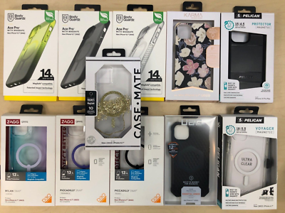 50X Mix Brand Name MagSafe AT&T Cases in iPhone 14 Plus Wholesale Lot