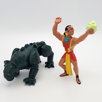 The Road to El Dorado Green Jaguar & Tzekel-Kan Figure 2000 Burger