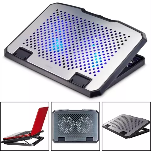 Hama USB Refroidisseur pour Ordinateur Portable LED Ventilateur de 13 " - 15,6 "