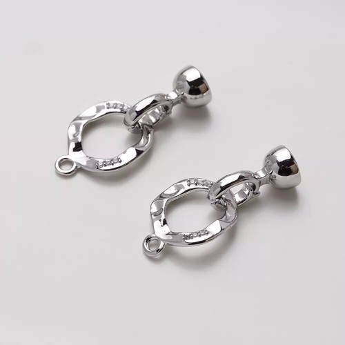 1pcs Round Ring Toggle Clasp,Bracelet Necklace Connector End Clasp,Jewelry Clasp - Picture 5 of 7