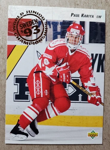 1992-93 Upper Deck Paul Kariya RC #586 Team Canada Rookie