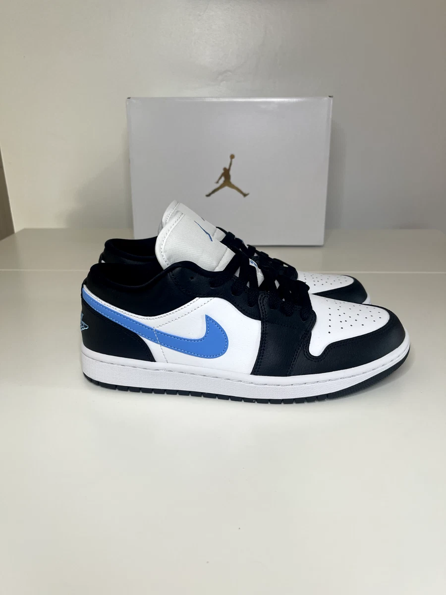 Jordan 1 Low Black University Blue W | eBay