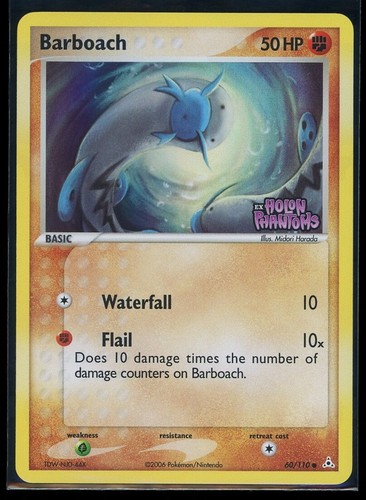 Pokemon Card Barboach Ex Holon Phantoms 60/110 Reverse Holo Common - NM - 第 1/2 張圖片