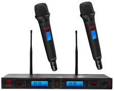 Nady Dual 1000-channel Uhf Wireless System W/ 2 Handheld Microphones - 2w-1ku Ht