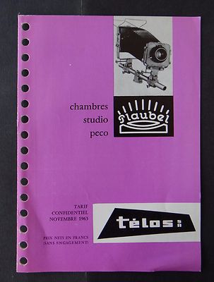 Tarifkatalog 1963 FLAUBEL Zimmer Studio Peco Telos Katalog