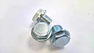 CCF M16 x 1.5mm Hexagon Head Flange Bolt Sump Plug Zinc Plated Oil Pan Drain Plug