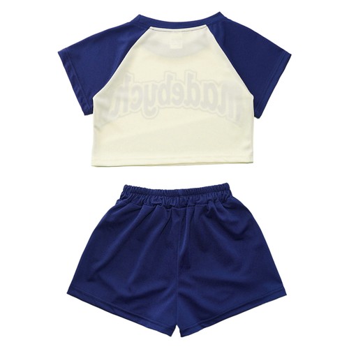 Girls Boys Set Golf Clothes Two-Piece Outfit Comfortable Tracksuits Sports Kids - Picture 7 of 25
