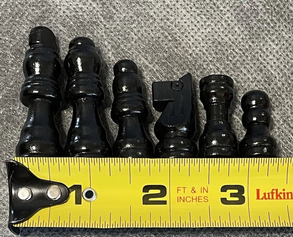 Piezas de juego de madera y plástico de repuesto de dominó y dados de ajedrez de 2' pulgadas ¡Nuevo! Foto 3 de 4