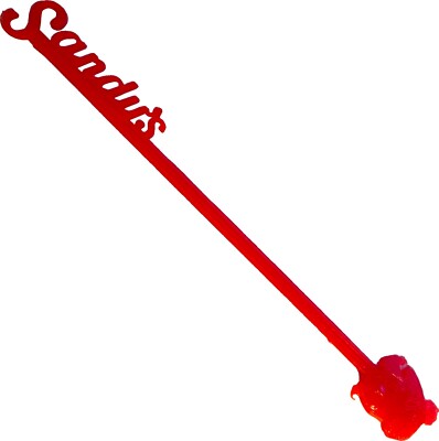 Sandy's, vintage swizzle stick stirrer