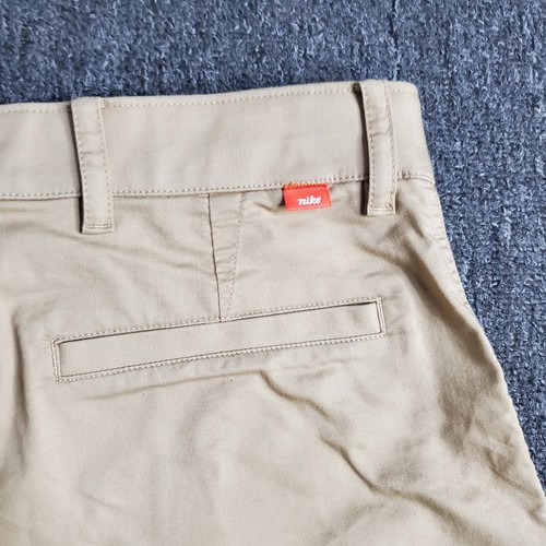 Nike Shorts Mens Sz Medium Kahki Tan Dri-Fit UV Golf Chino DA4142-297 Fit 32X7.5 - Picture 9 of 15