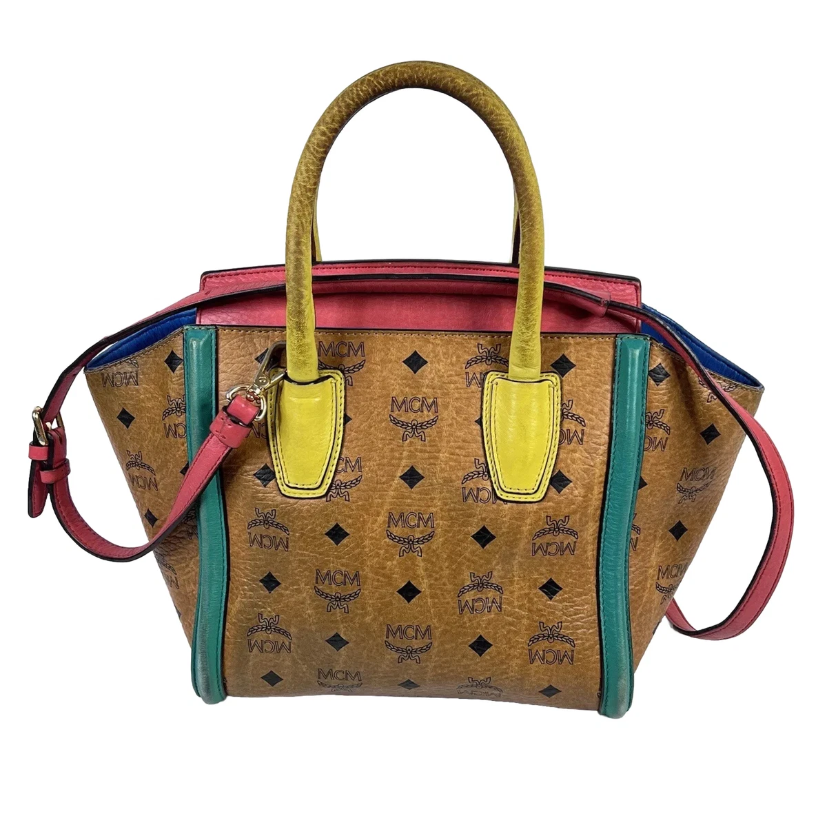 Mcm Munchen Small Tote Bag