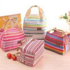 Damen Mädchen Kinder Tragbar Isolierte Frühstückstasche Box Picknick Tote Kühler