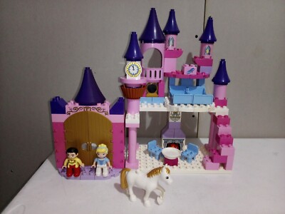 LEGO DUPLO CINDERELLA'S CASTLE PALACE #6154 INCOMPLETE(READ DETAILS) RETIRED HTF