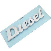 Diesel Chrom Emblem Aufkleber Abzeichen Kleber Universelle Passform Aes