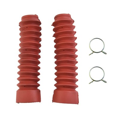 Rubber Front Fork Dust Cover – Fits Honda XR100R & CRF100F, Red, Pair