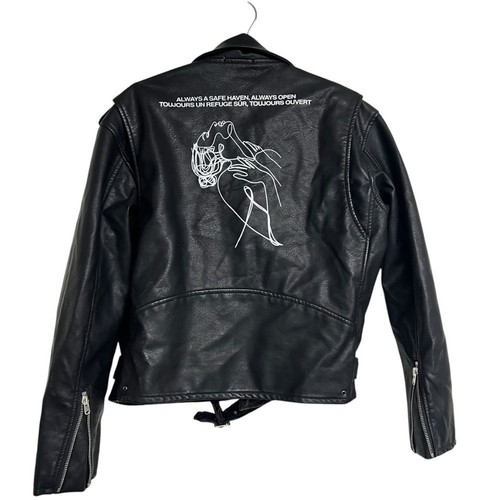 Neue MNML Leder Moto Jacke - Bild 3 von 5